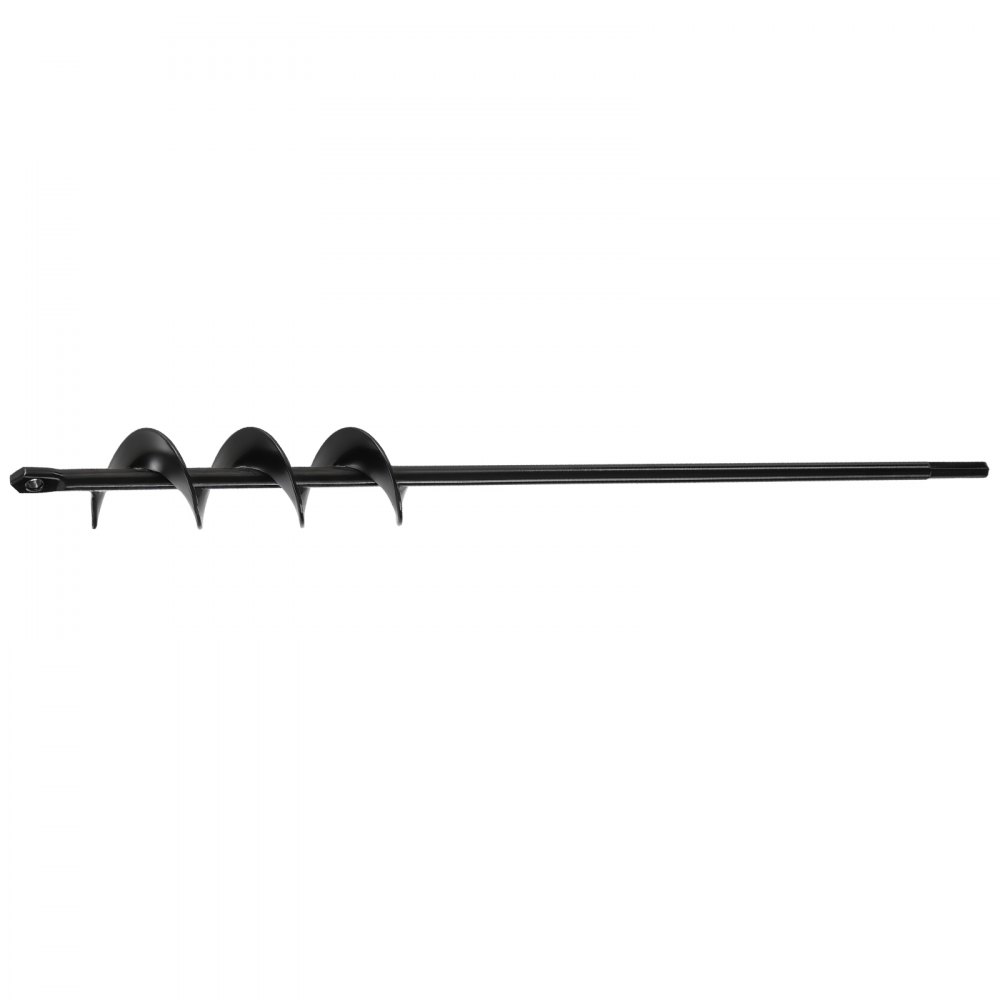 Tarière de terre pour perceuse, foret de jardin en acier Q235 40 x 420 mm pour foret hexagonal de 3/8", foret de ponceau, outil de creusement pour la plantation et le perçage Tarière de terre pour perceuse, foret de jardin en acier Q235 40 x 420 mm pour foret hexagonal de 3/8", foret de ponceau, outil de creusement pour la plantation et le perçage