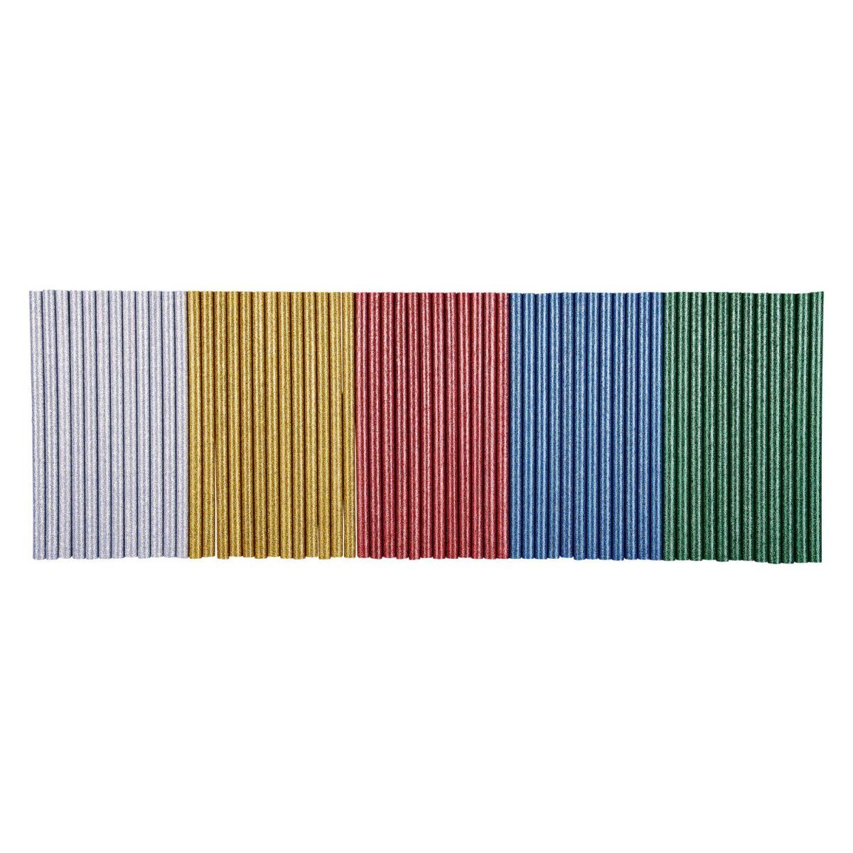 PARKSIDE® Low Temperature Glue Sticks Pack of 60 Approx. 150mm (Glitter)