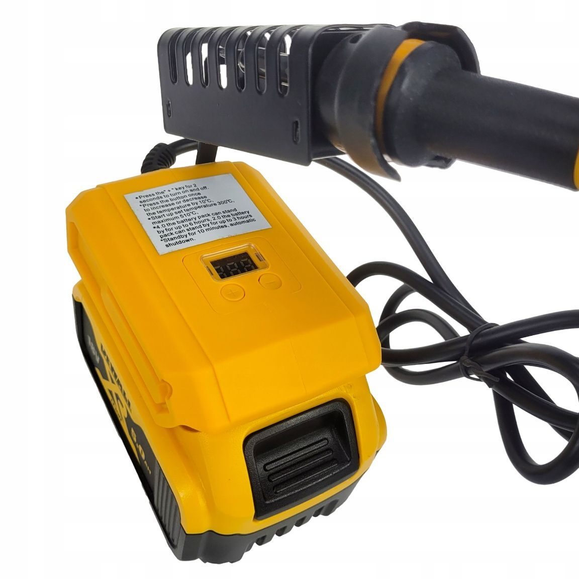 CORDLESS SOLDERING IRON FOR DEWALT 18V BATTERY battery adapter