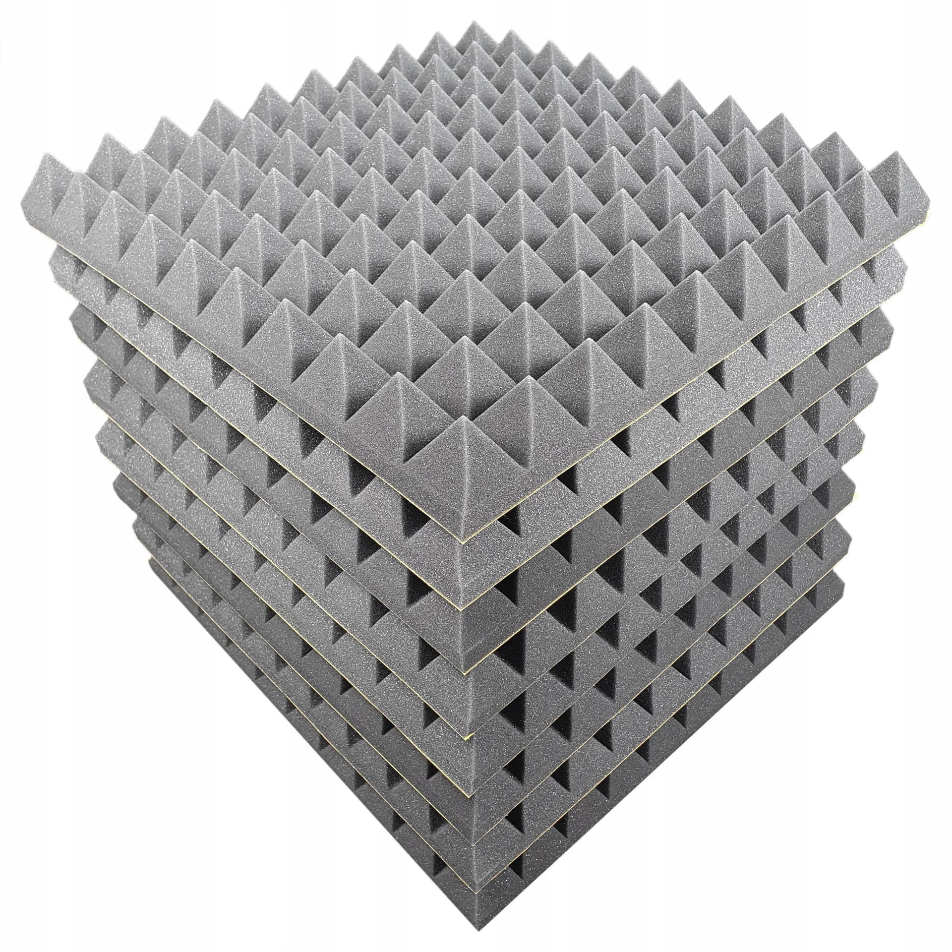High quality soundproof acoustic foam for records, 6 cm, 50 x 50 cm