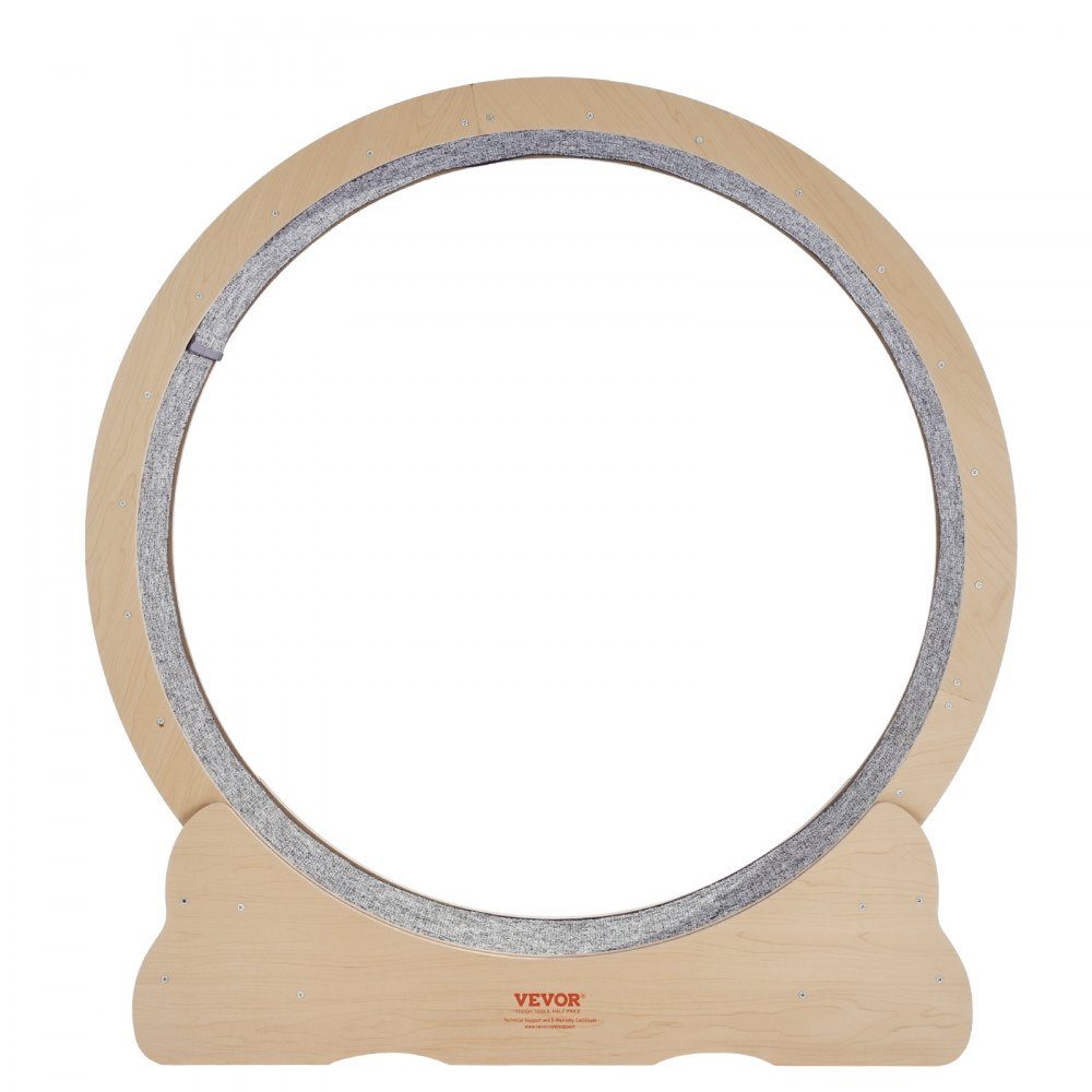 Vélo d'appartement pour chat Tapis de course pour chat de 1 100 mm avec tapis de course amovible Teaser pour la course à pied et l'entraînement à la marche Convient à la plupart des chats jusqu'à 25 livres Vélo d'appartement pour chat Couleur bois