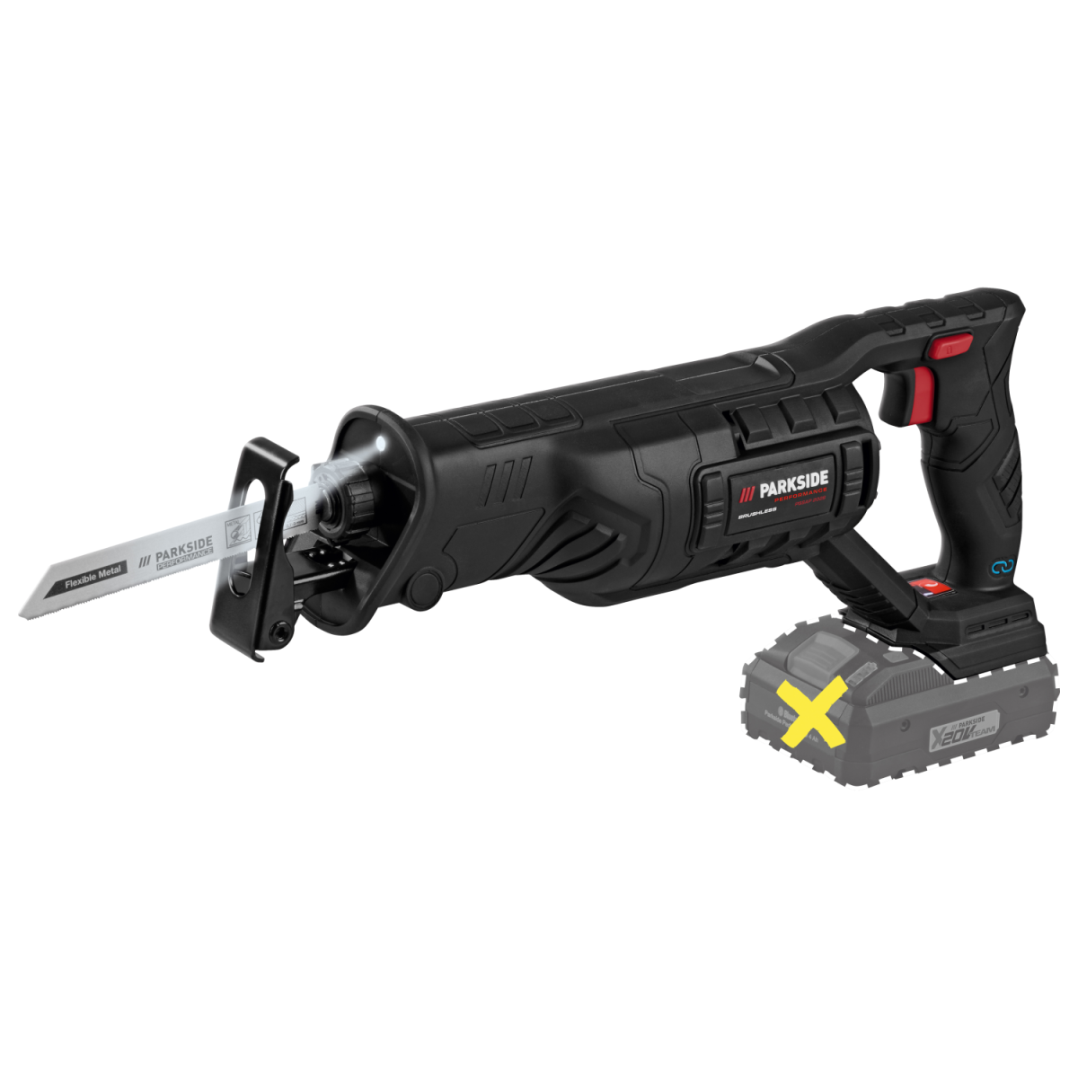 PARKSIDE PERFORMANCE® 20V accu-reciprozaag PSSAP 2028 B2 (zonder accu en lader)