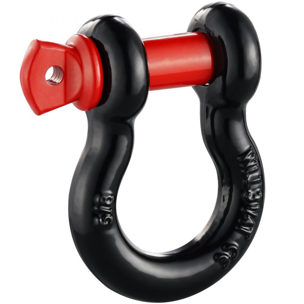 4 stuks 5/8 inch D-ring beugel met 3/4 inch schroefpen, 13000 kg breeksterkte – Artikelnr. HT-22531