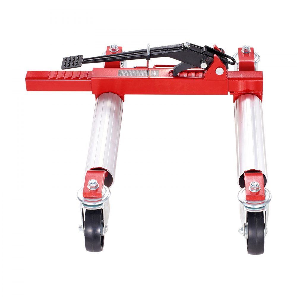 Chariot à roues Capacité de charge 680 kg Rouleau de manœuvre avec fonction cliquet Rouleau à pneus pour voitures et SUV Idéal pour manœuvrer et déplacer des véhicules Cric à cliquet