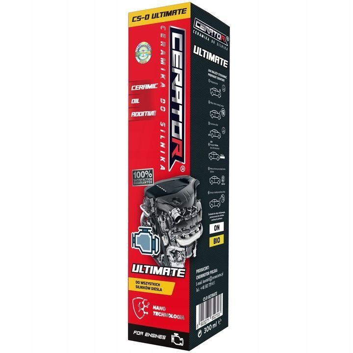 ULTIMATE CERAMIZATOR Protection céramique 3 en 1 pour tous moteurs essence et diesel - additif huile