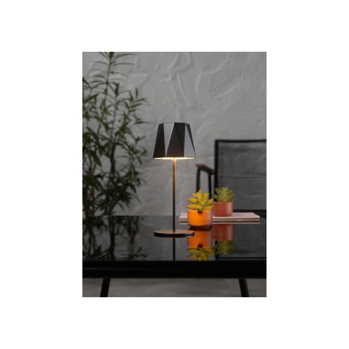 LIVARNO home LED batterij tafellamp (antraciet)