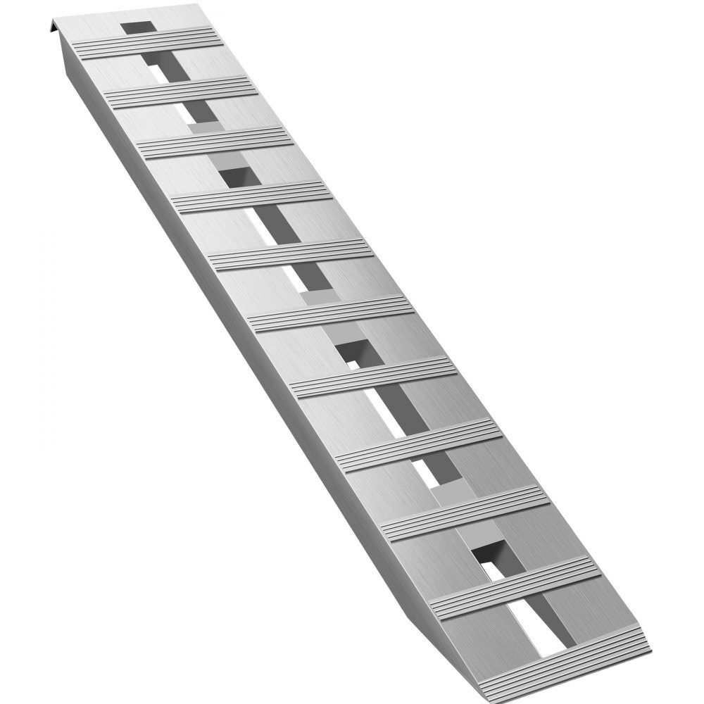 1520 x 305 mm aluminium oprijplaten, 2 stuks ATV-oprijplaten, laadrampen, laadvermogen van 2722 kg, tot 406 mm laadhoogte – Artikelnr. HT-22252
