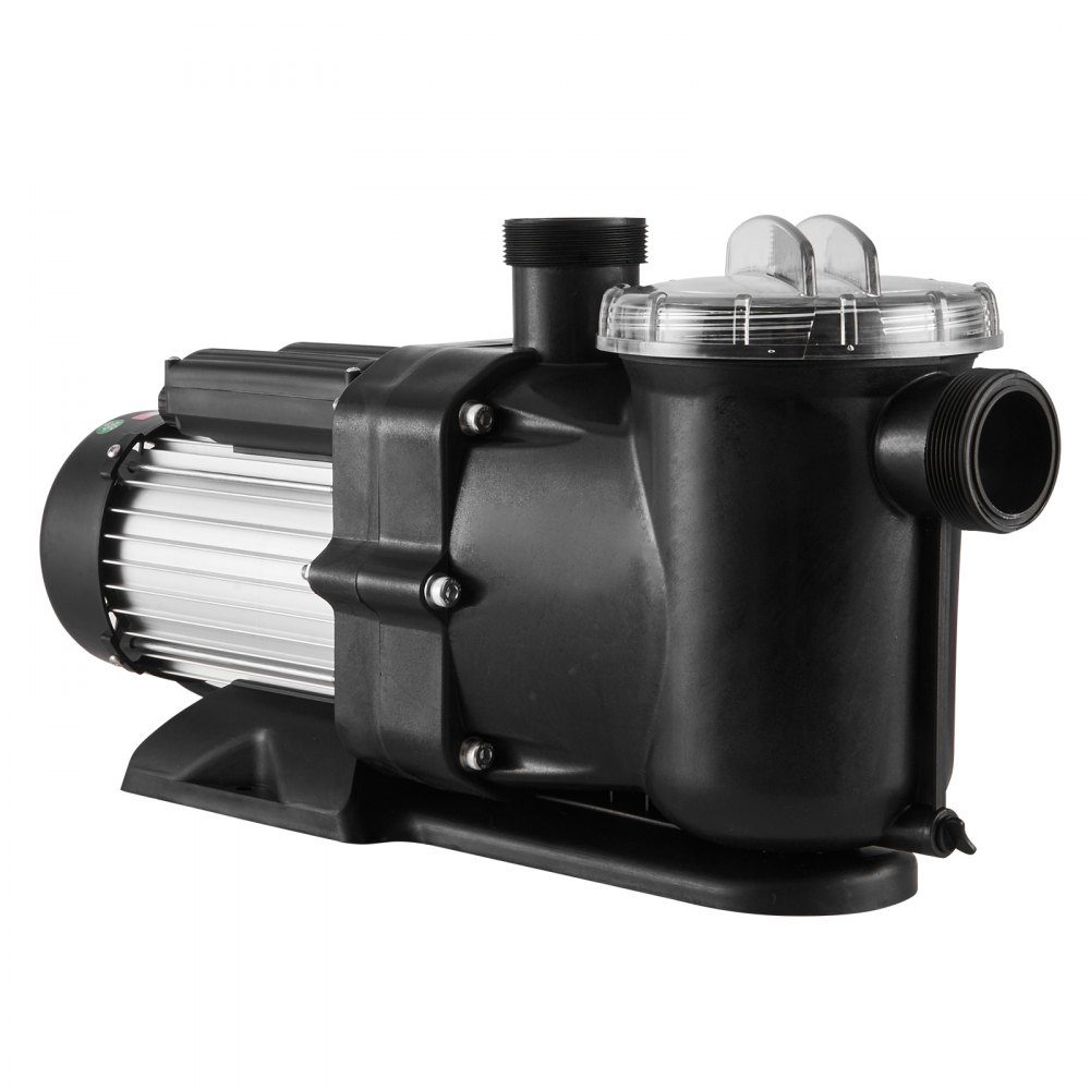 Swimming Pool Pump 1.5HP 100GPM Max Flow Single Speed ​​Pool Pump 220V 2850RPM 50ft Maximum Head Filter Pump with Filter Basket for Above Ground Pools Hot Tubs Spas