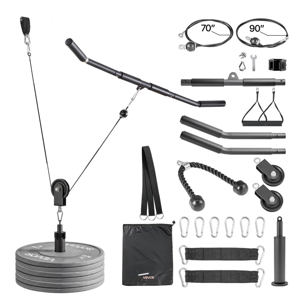 Kabelzug, 2 Stück Latzüge, Belastbarkeit bis 150 kg, Krafttrainingsgerät mit Latzugstange, Flaschenzug, Übungen für Arme, Rücken, Schultern, Flaschenzugsystem, DIY Latzugturm für Heimtrainer, Fitnesscenter zu Hause Kabelzug, 2 Stück Latzüge, Belastbarkeit bis 150 kg, Krafttrainingsgerät mit Latzugstange, Flaschenzug, Übungen für Arme, Rücken, Schultern, Flaschenzugsystem, DIY Latzugturm für Heimtrainer, Fitnesscenter zu Hause