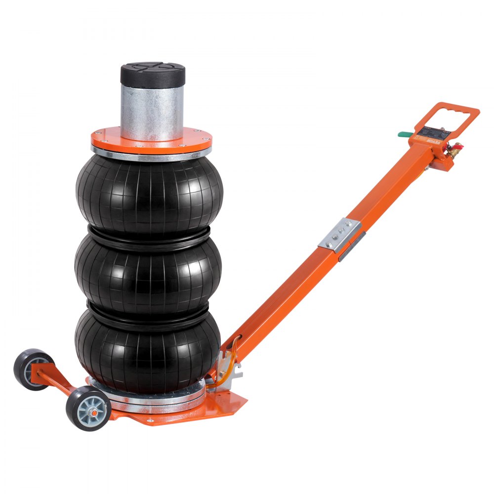Pneumatic Car Jack, 3 Ton Air Jack with Raised Column and Adjustable Handle, Easy to Lift and Space Saving Car Jack with Thick Rubber Pad, for Sedan SUV Pickup
