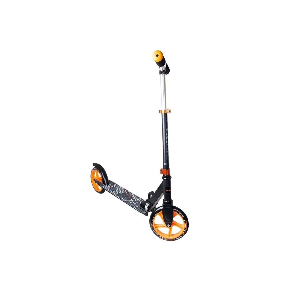 MUUWMI Aluminium Scooter 200 mm, klappbar, orange gut
