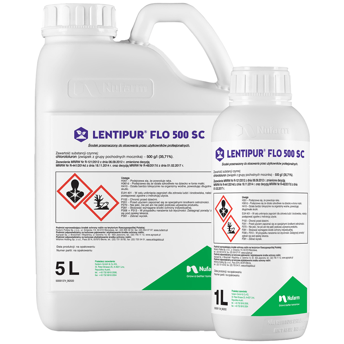 Lentipur Flo 500 SC (Chlortoluron) Nufarm – Herbizid
