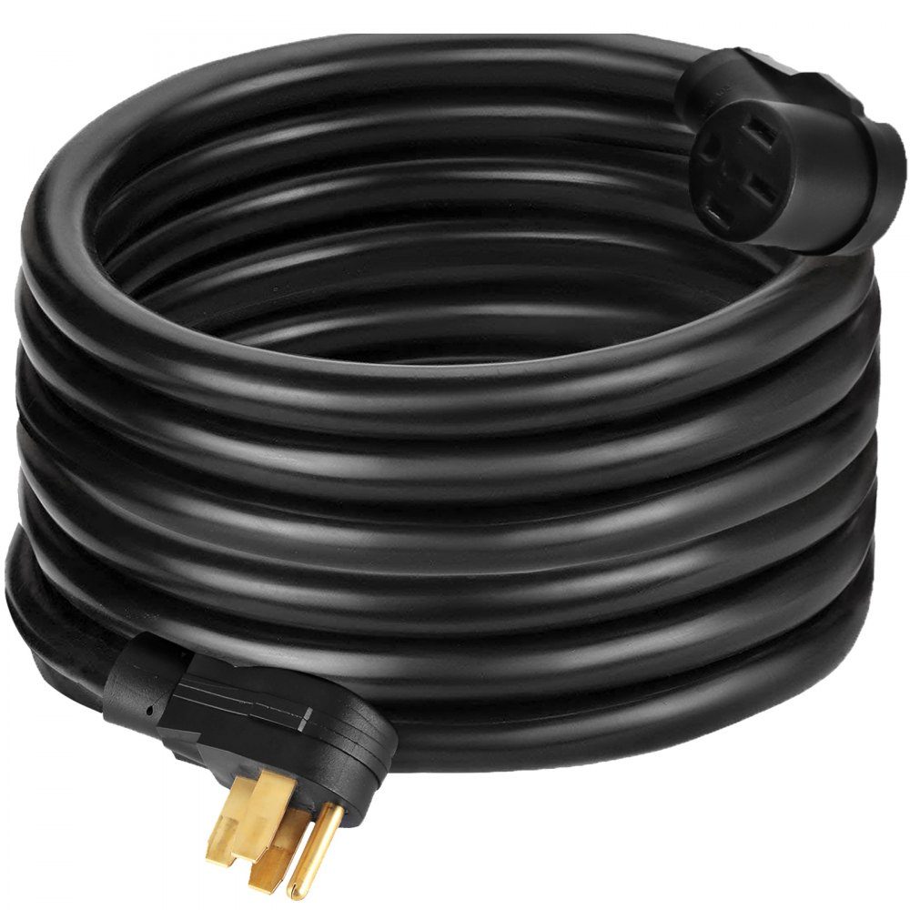 Cordon d'alimentation RV 15 m 40 A RV rallonge AWG8 40 A RV rallonge camion remorque RV camping-car camping-car câble poignées poignées RV An