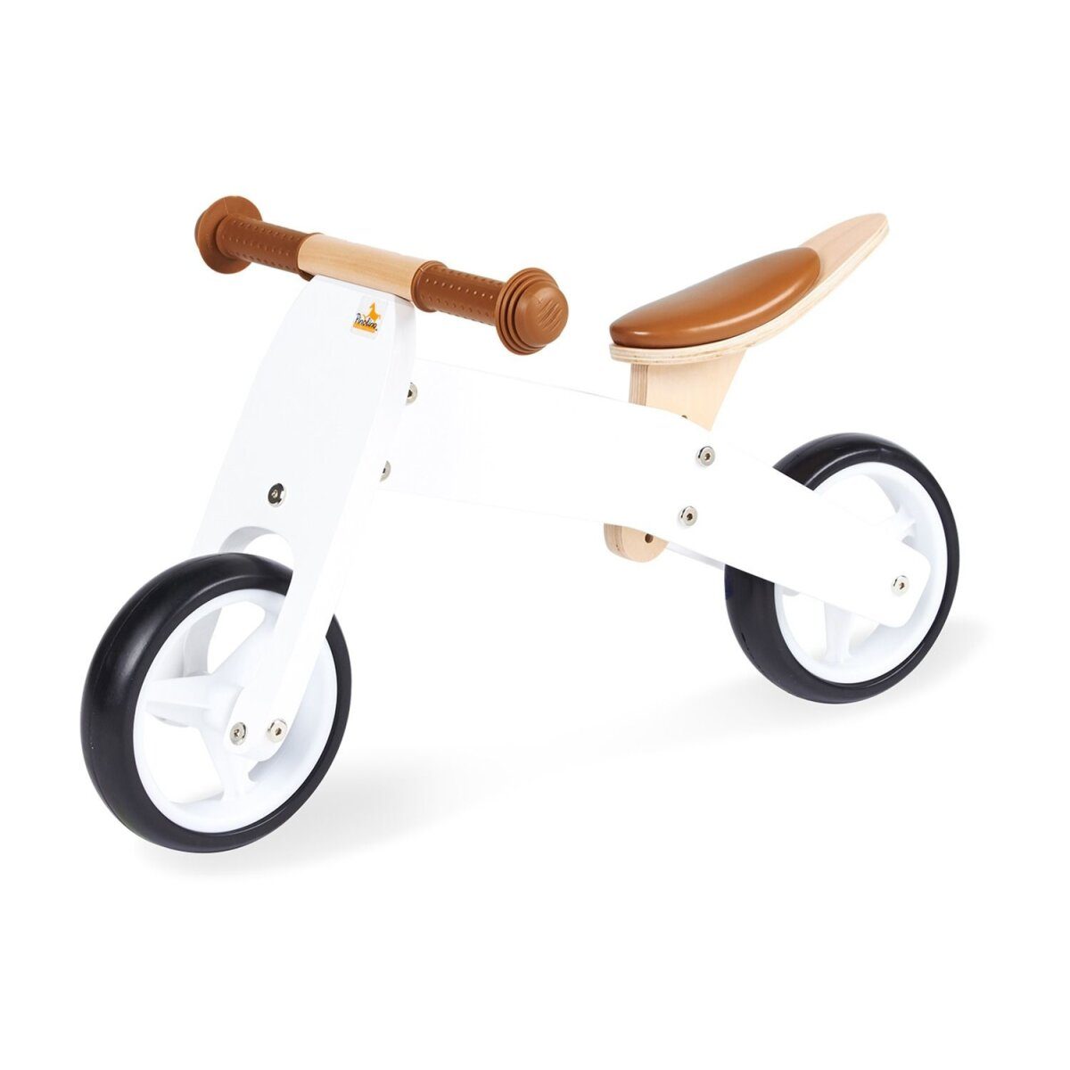 Pinolino mini-loopdriewieler “Charlie”, wit-naturel