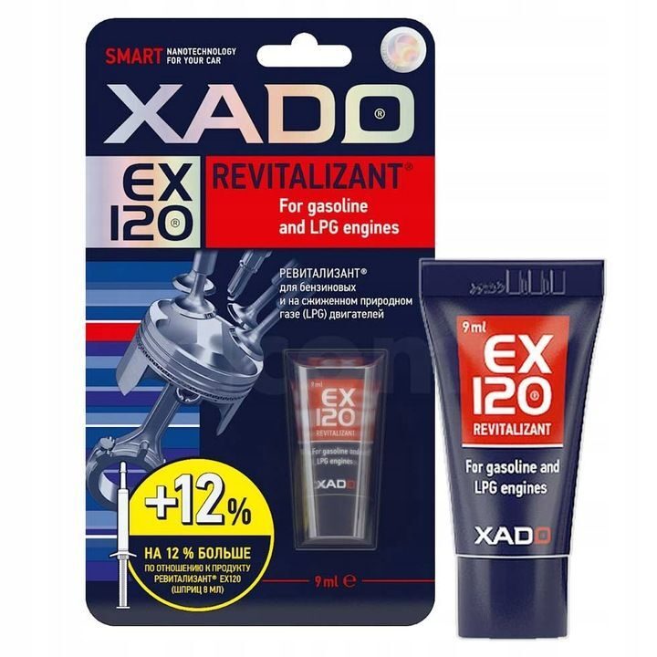 Xado EX120 revitaliserende benzine-/LPG-motor