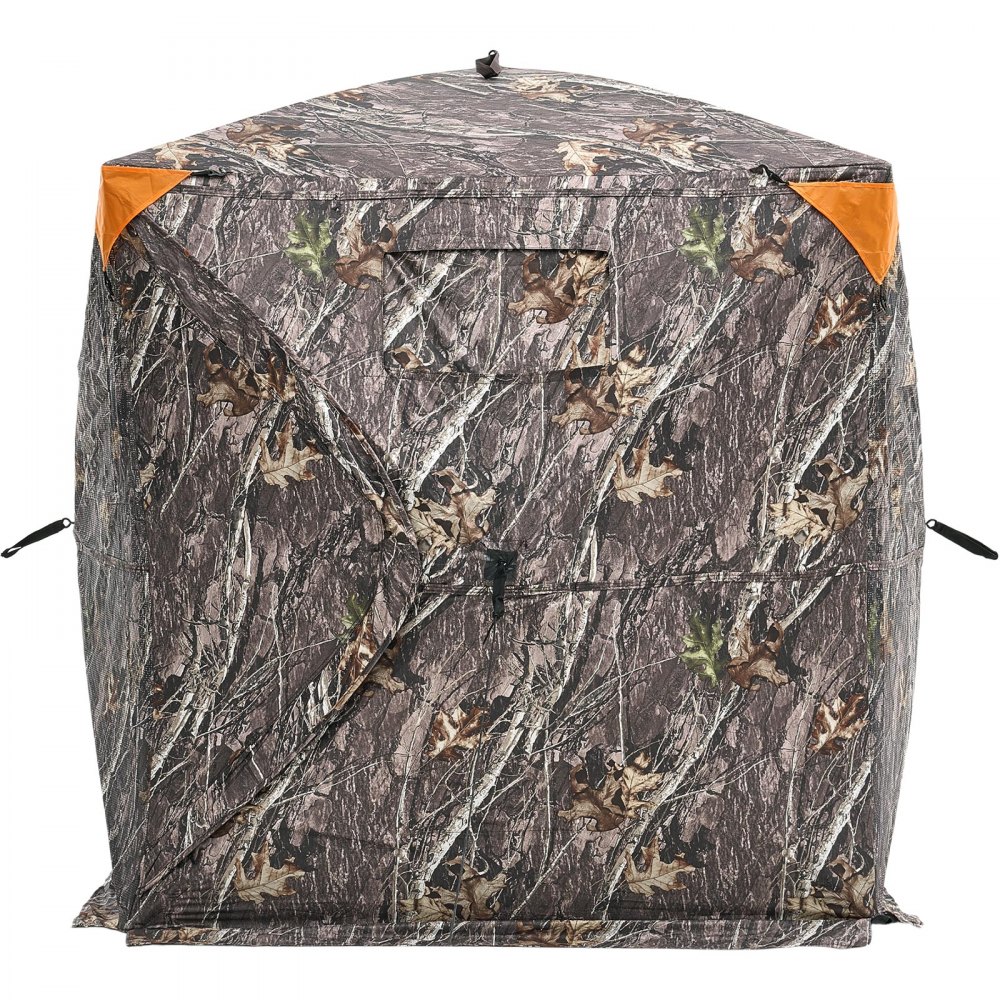 Hunting tent hunting hideout, 2-3 person portable camouflage tent, 270° transparent ground hideout, suitable for turkey and deer hunting, hunting shelter with carry bag, 148 x 148 x 170 cm Hunting tent hunting hideout, 2-3 person portable camouflage tent, 270° transparent ground hideout, suitable for turkey and deer hunting, hunting shelter with carry bag, 148 x 148 x 170 cm