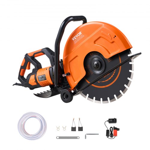 Foret diamanté Carottier 26 cm de diamètre maximum Foret diamanté sec et humide avec 10 forets et support de forage Vitesse réglable UNC1 1/4-7 Filetage pour blocs de béton 2500 W