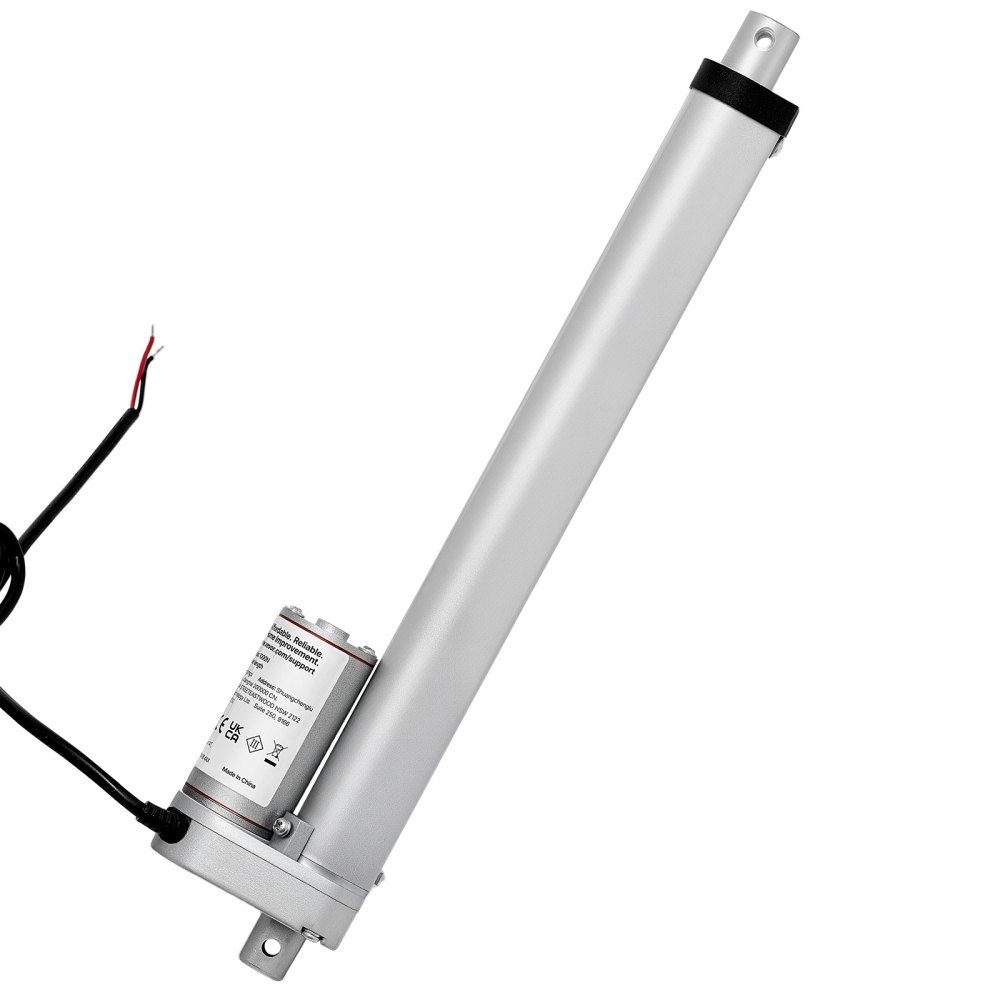 12V lineaire actuator, 250 mm 15 mm/s lineaire motor, 1000N lineaire actuator met IP54-Schutz en montagebeugel, lineaire technologie-actuators voor lifttafels, ligstoelen, raamdeuropeners