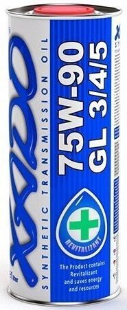 XADO ATOMIC OIL 75W90 GL3/4/5 1L versnellingsbakolie