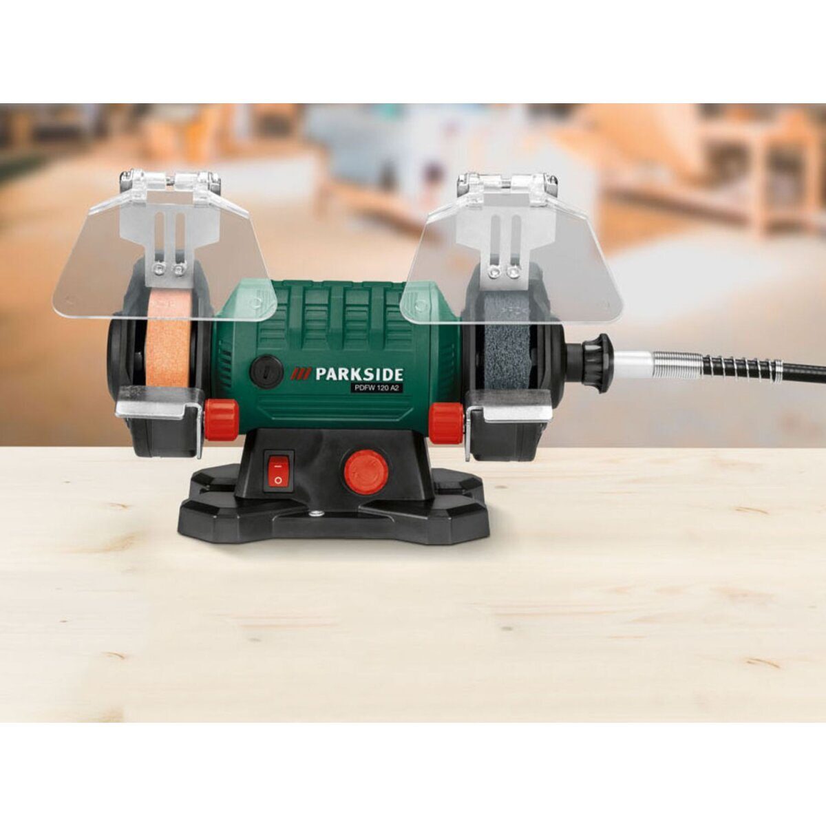 Meuleuse double PARKSIDE® avec arbre flexible PDFW 120 A2