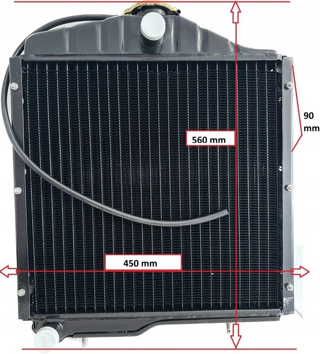 URSUS C360 C4011 C-355 C355 C360 3p C-360 3P REINFORCED ALUMINUM WATER COOLER Radiator