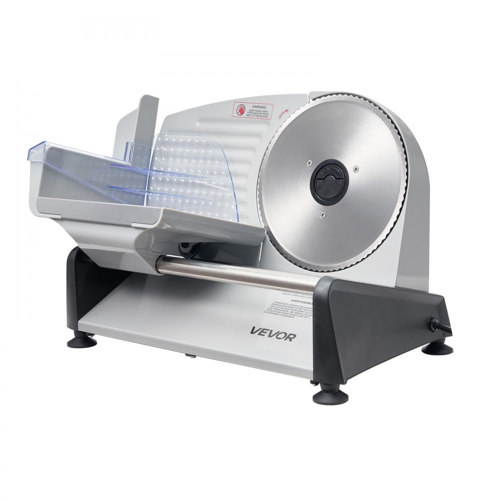 All-purpose slicer meat slicer 200W electric slicer with 19cm blade, meat slicer with 0-15mm adjustable thickness, for frozen meat ham prime steak All-purpose slicer meat slicer 200W electric slicer with 19cm blade, meat slicer with 0-15mm adjustable thickness, for frozen meat ham prime steak