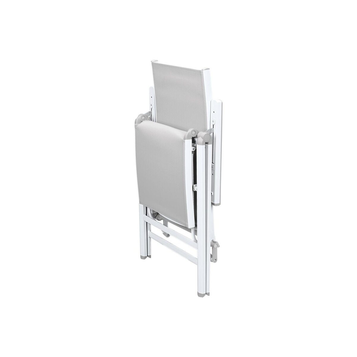 LIVARNO HOME Fauteuil de relaxation « Houston » en aluminium, blanc