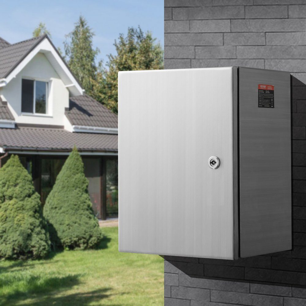 Boîtier électrique en acier inoxydable 16" x 12" x 6", IP66-Wandmontage-Anschlussdose
