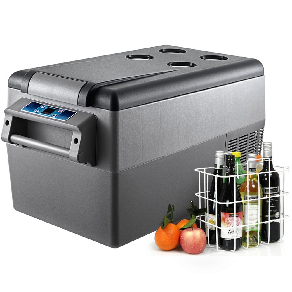 35 L compressor cool box stainless steel, car refrigerator 12/24 V DC & 220 V AC, mini refrigerator portable -20 °C to 20 °C, insulated box ideal for car, truck, motorhome, camping holiday 35 L compressor cool box stainless steel, car refrigerator 12/24 V DC & 220 V AC, mini refrigerator portable -20 °C to 20 °C, insulated box ideal for car, truck, motorhome, camping holiday