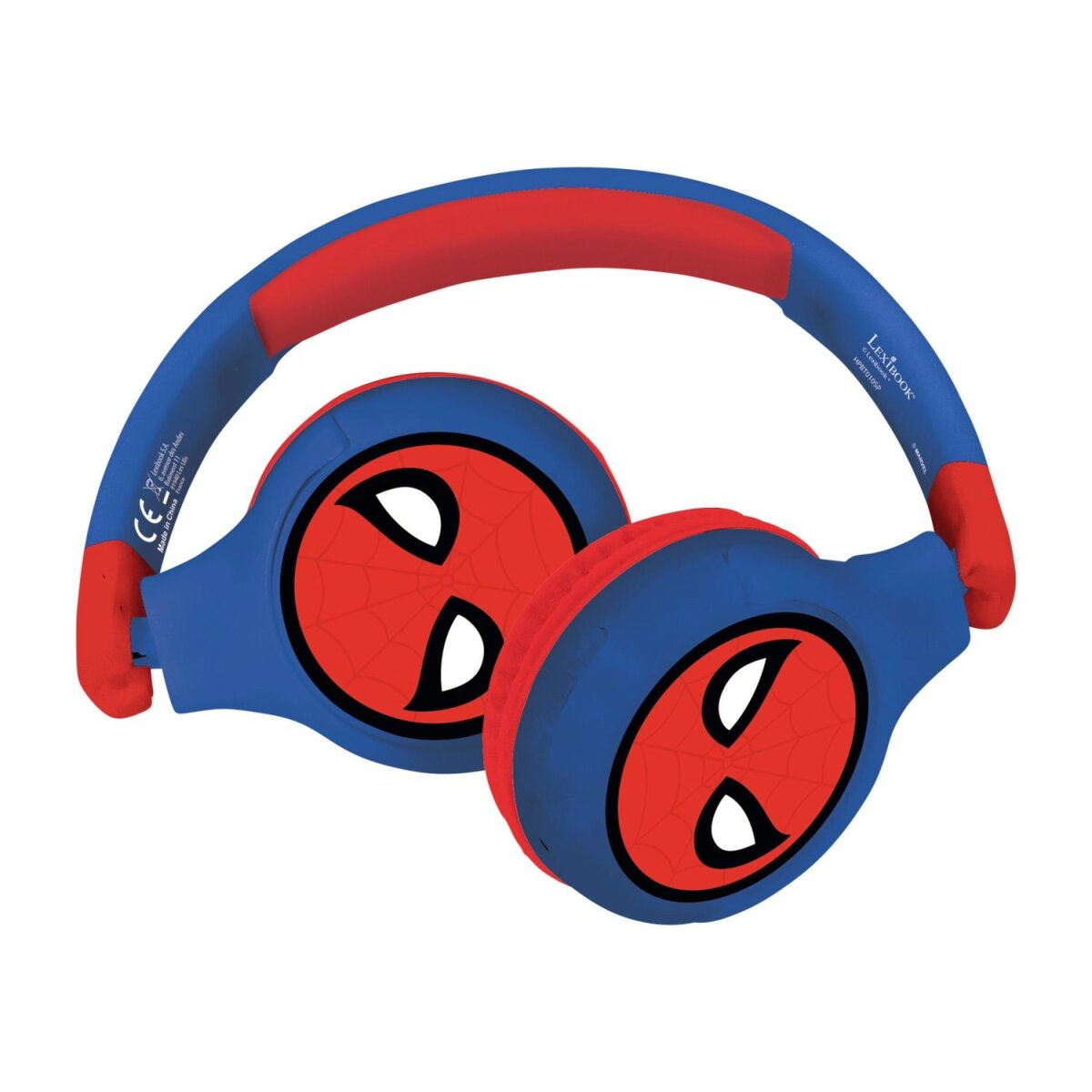 LEXIBOOK 2-in-1 hoofdtelefoon, met Bluetooth® en kabel, Spiderman LEXIBOOK 2-in-1 hoofdtelefoon, met Bluetooth® en kabel, Spiderman