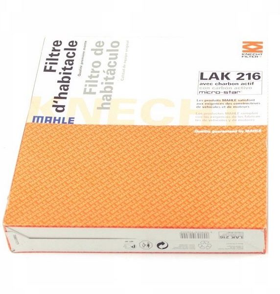 KNECHT Lak216 Kabinenfilter mit Kohlenstoff