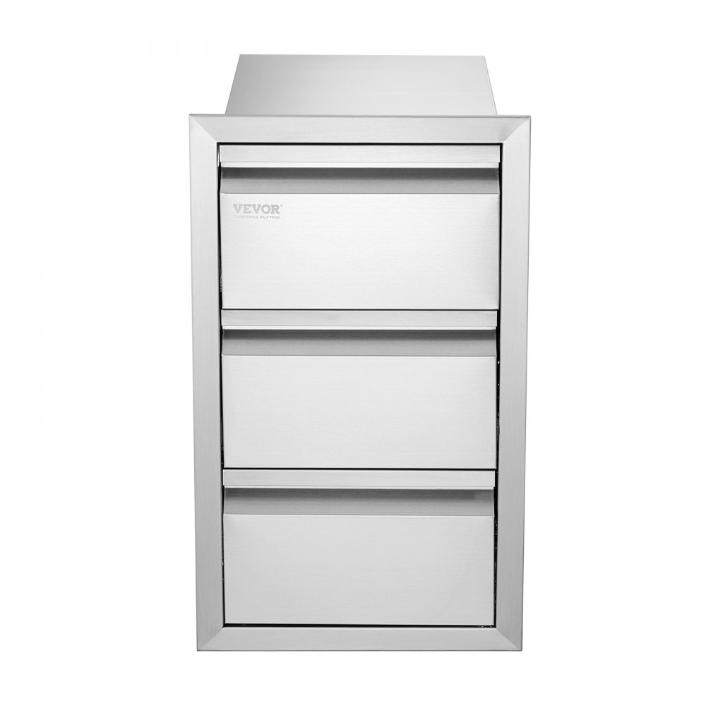 Outdoor-Küchenschubladen Unterputz-Grillschubladen im Kastenrahmen-Stil mit Edelstahlgriff, Grillinsel-Schubladen für Outdoor-Küchen oder Terrassen-Grillstationen 377 x 646 x 480 mm Outdoor-Küchenschubladen Unterputz-Grillschubladen im Kastenrahmen-Stil mit Edelstahlgriff, Grillinsel-Schubladen für Outdoor-Küchen oder Terrassen-Grillstationen 377 x 646 x 480 mm