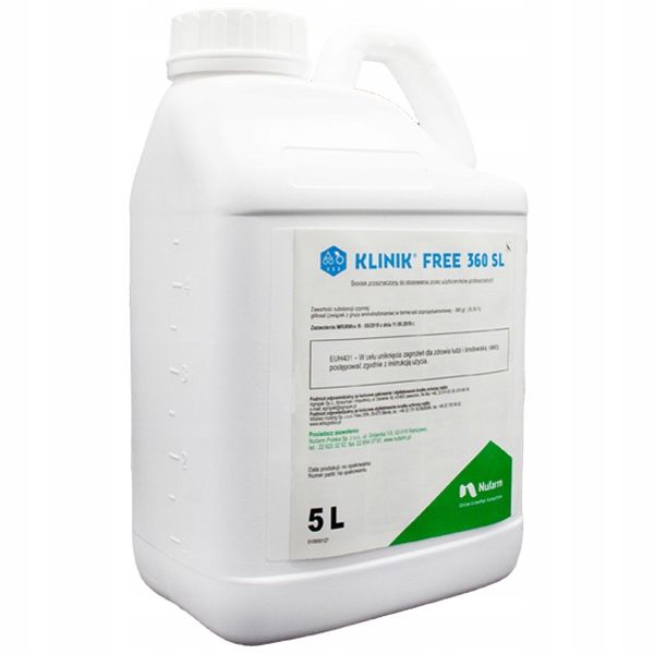 KLINIK FREE 360SL 5L GLYPHOSATE fights weeds