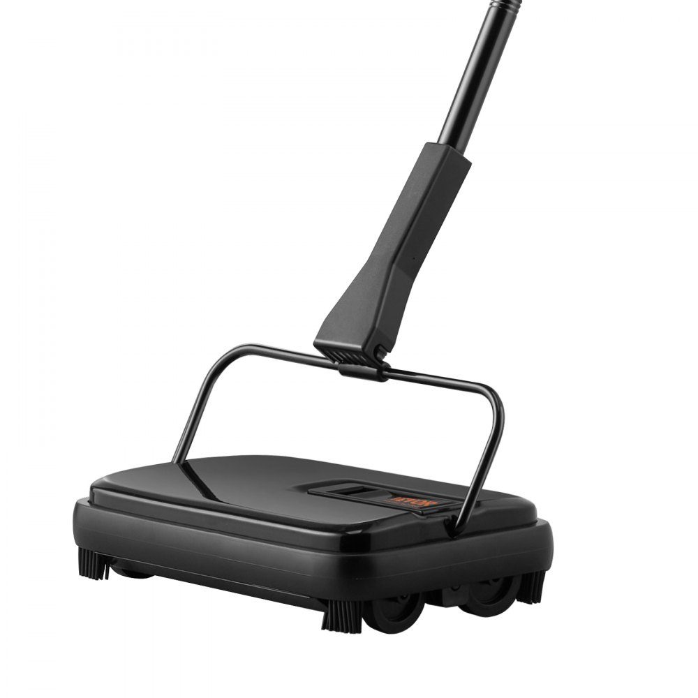 Carpet Sweeper, Manual Floor Cleaner, 200mm for Cleaning Carpets and Hard Floors, Pet Fur Remover, Brush Comb for Removing Dirt/Hair without Electricity
