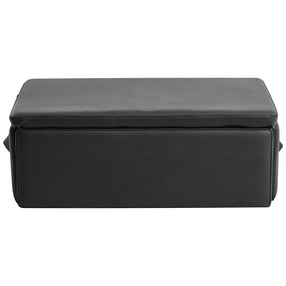Pilates Reformer Box (625 x 435 x 240 mm) Boîte de siège Pilates Reformer pour exercices, accessoires de Pilates en PU et bois de haute qualité, améliore la force, l'équilibre, l'amplitude de mouvement, noir