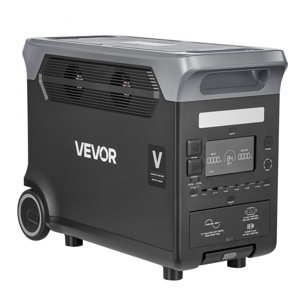 Tragbares Kraftwerk, 3000-W-Solargenerator, 3072-Wh-LiFePO4-Batterie-Backup mit 13 Ausgangsanschlüssen für Notfälle zu Hause, Camping im Freien, Wohnmobilreisen (Solarpanel NICHT im Lieferumfang enthalten) Tragbares Kraftwerk, 3000-W-Solargenerator, 3072-Wh-LiFePO4-Batterie-Backup mit 13 Ausgangsanschlüssen für Notfälle zu Hause, Camping im Freien, Wohnmobilreisen (Solarpanel NICHT im Lieferumfang enthalten)