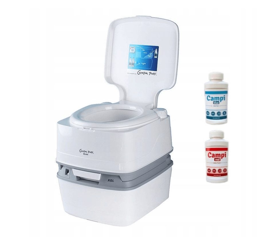 Camping-Toilettenset Chemietoilette Campingtoilette 21 Liter