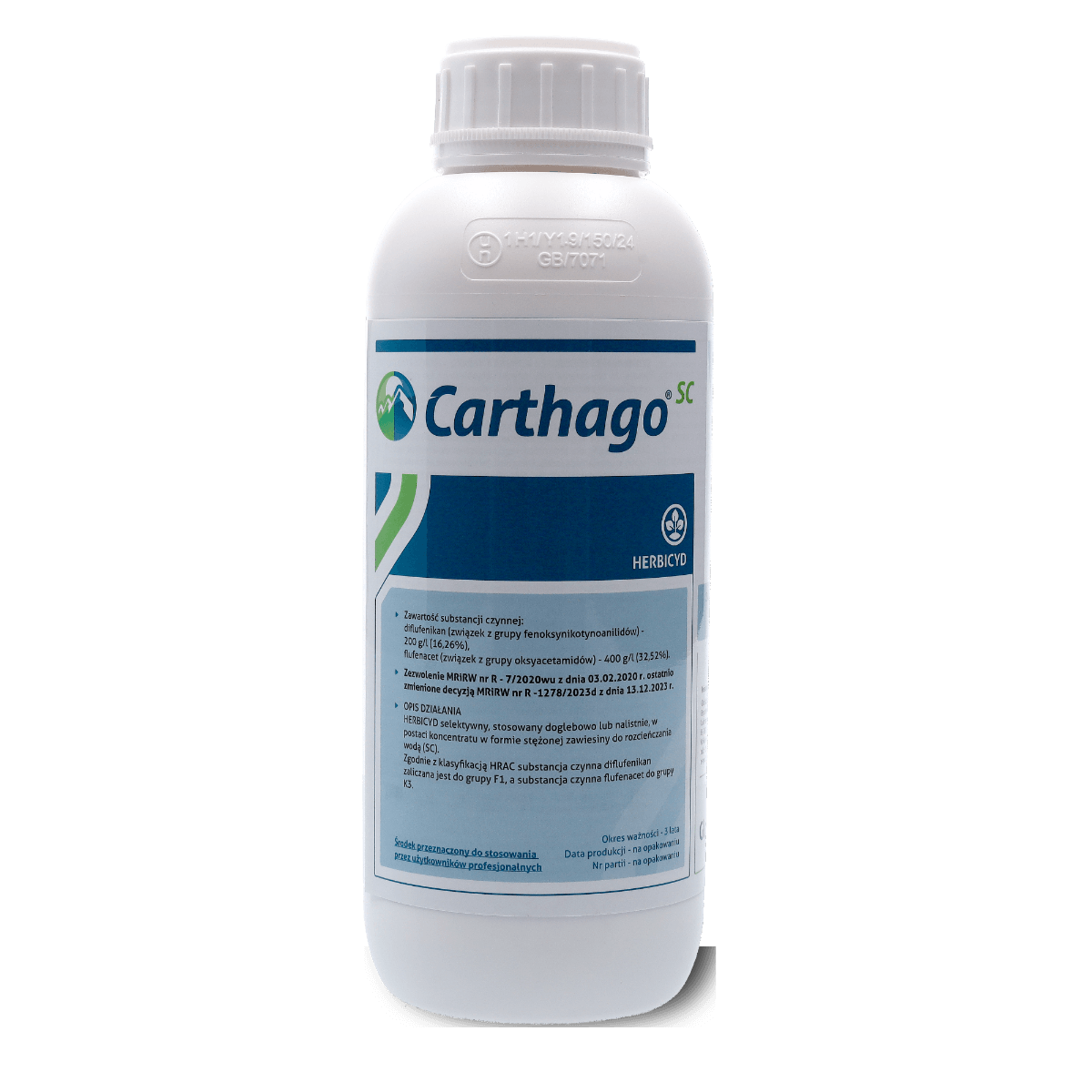 Carthago SC (Diflufenican, Flufenacet) Globachem – herbicide