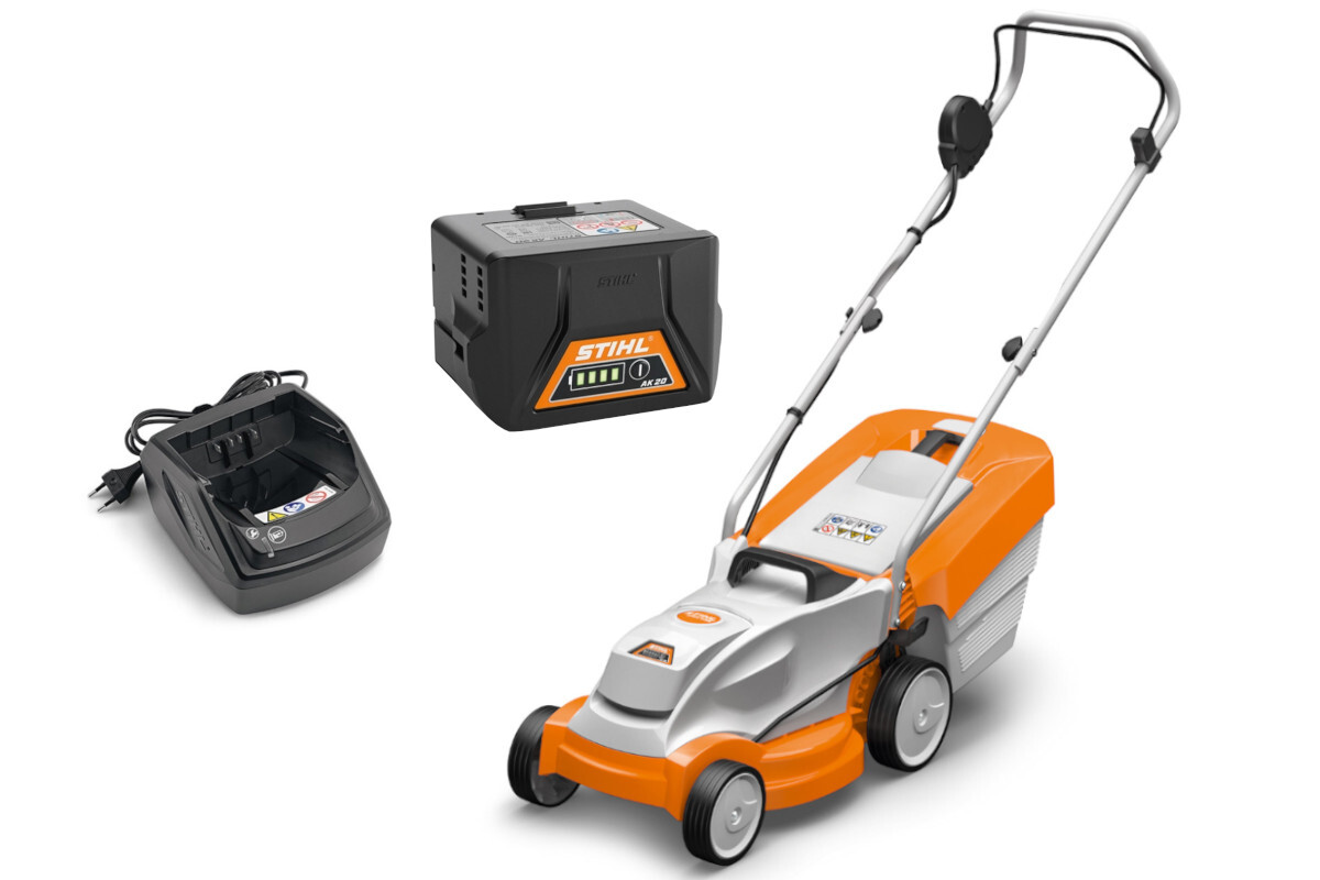 Kosiarka akumulatorowa Stihl RMA 235 (33 cm, akumulator AK 20 i ładowarka AL 101) w zestawie Kosiarka akumulatorowa Stihl RMA 235 (33 cm, akumulator AK 20 i ładowarka AL 101) w zestawie