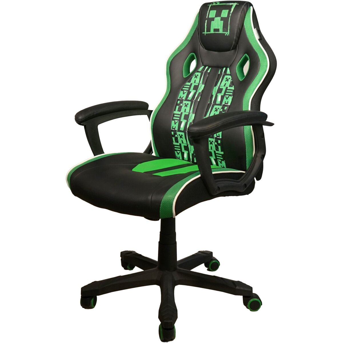 Chaise de jeu rembourrée PHOENIX, réglable en hauteur en continu, verte Chaise de jeu rembourrée PHOENIX, réglable en hauteur en continu, verte