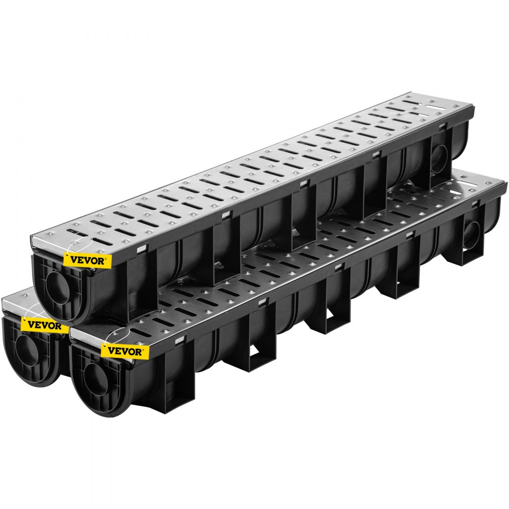 Zestaw rynien drenażowych 3-pakowa rynna tarasowa System odwadniania rowów ze stali nierdzewnej 15x13x100cm z 3 zaślepkami Złącze do odpływu ogrodowego Podjazd Chodnik do basenu Zestaw rynien drenażowych 3-pakowa rynna tarasowa System odwadniania rowów ze stali nierdzewnej 15x13x100cm z 3 zaślepkami Złącze do odpływu ogrodowego Podjazd Chodnik do basenu