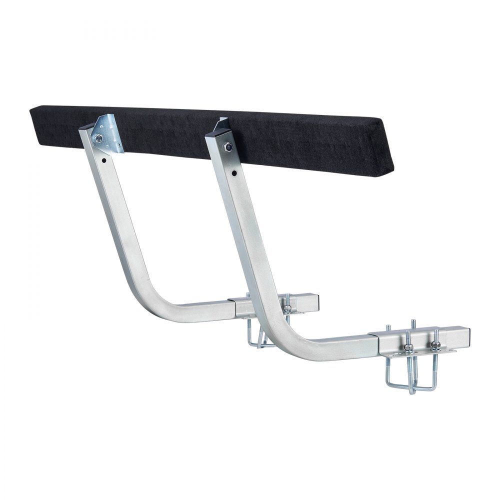 Boat trailer guide 425 mm / 475 mm (installation height), 0-18 cm adjustable, made of reinforced steel with thick support plates, for pontoon trailers with supports (L-beam/box/C-profile)