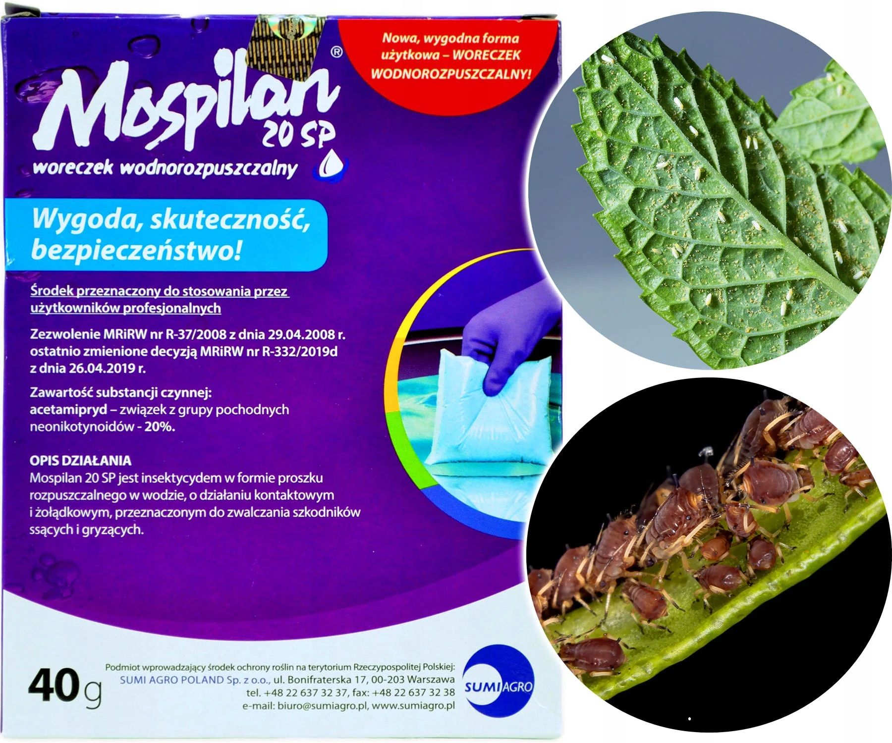 Mospilan 20 SP 40g – Effective insecticide against pests Mospilan 20 SP 40g – Effective insecticide against pests