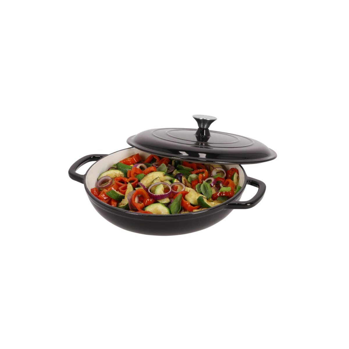 SILVERCREST® gietijzeren serveerpan 30 cm / 3,7 liter