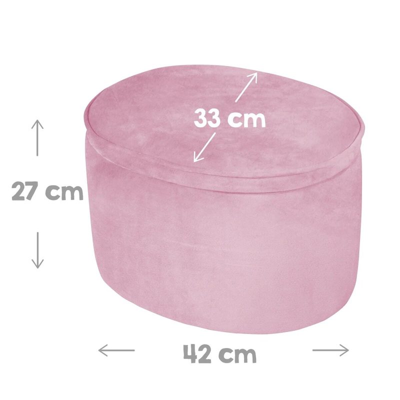 roba children's stool 'Lil Sofa' with storage function, mauve