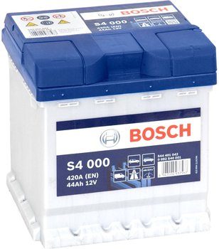 Bosch S4 Batterie 44ah 420a P+ Quadratisch – Art.-Nr. 0005218