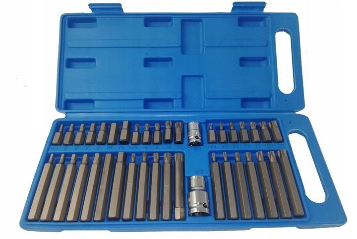 BITSET MET IMBUS TORX-SLEUTELS 40-delig met adapter voor rateldopsleutelset 2