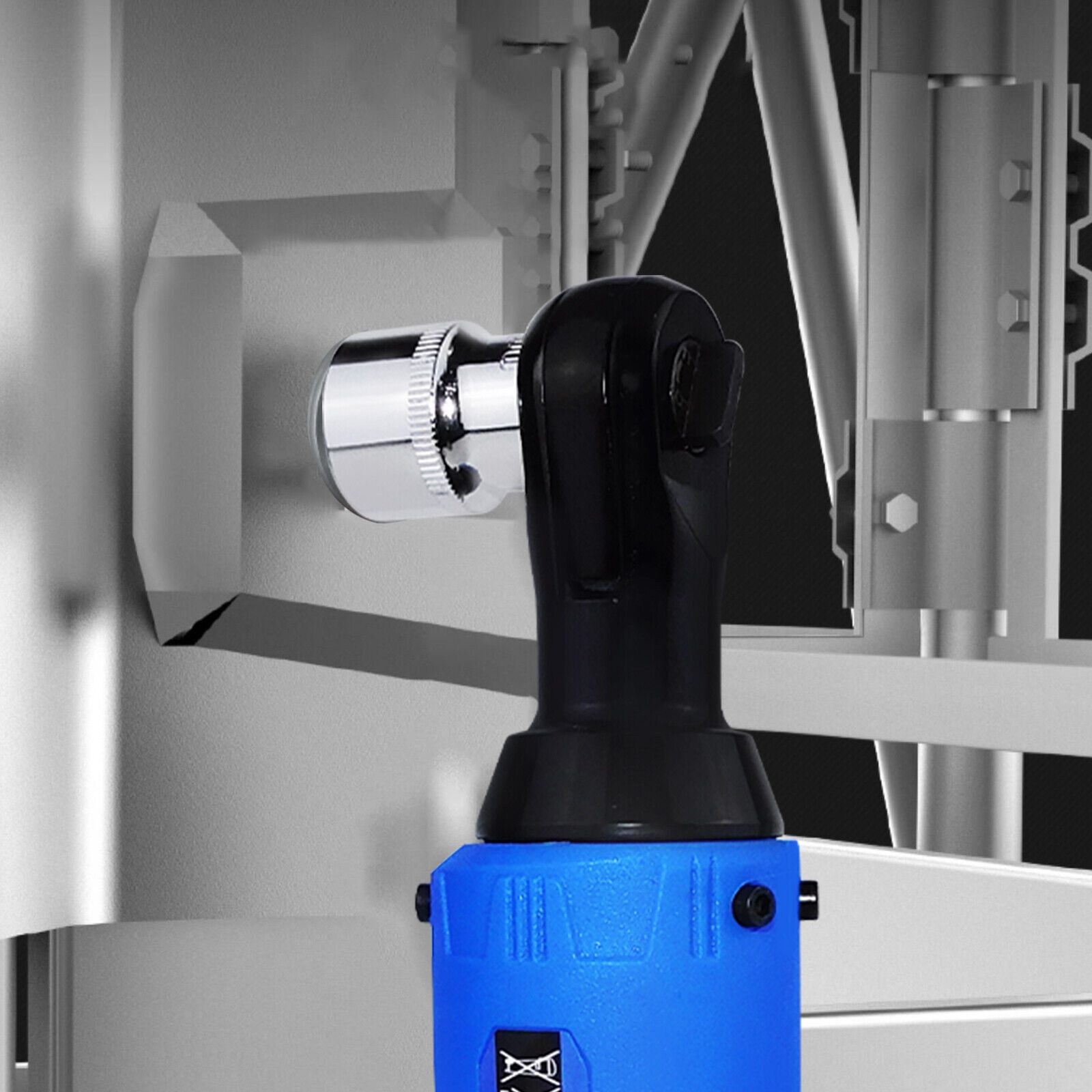 Accu-ratelsleutel met accu en lader 3/8'' 40Nm