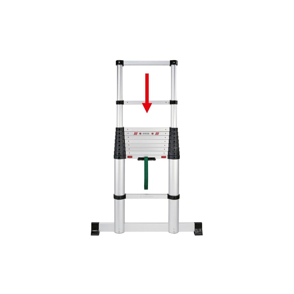 PARKSIDE® Aluminium-Teleskopleiter, 11 Stufen