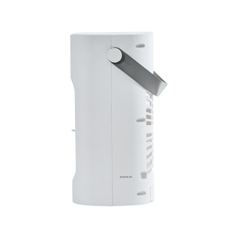 Climatiseur mobile, refroidisseur d'air 4 en 1, mini refroidisseur d'air à 3 vitesses avec minuterie intelligente de 0 à 7 heures, réservoir d'eau de 700 ml, lumière 7 couleurs, mini ventilateur AC personnel pour bureau de chambre à coucher